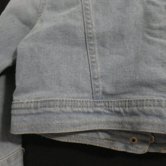 LIMITED TOO | 3T | Light Blue Snap Button Denim Jacket | *2 buttons don't close - Picture 15 of 16